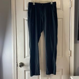 Columbia men black breathable cargo fishing outdoors pants sz 32x32 Omni-shield